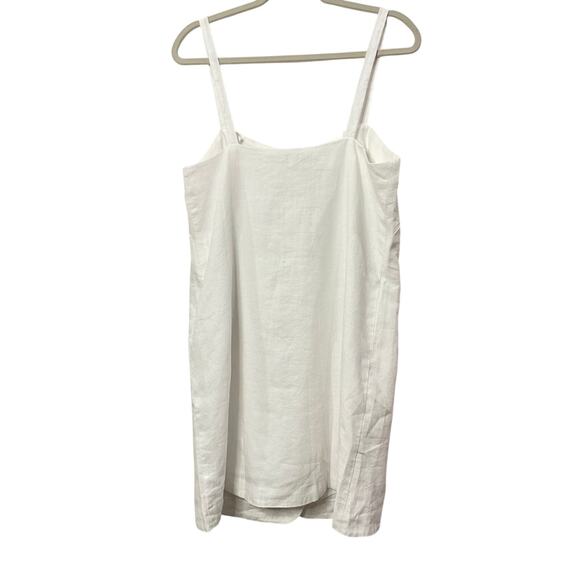 J. Crew White Mini Dress with Gold Buttons - Picture 6 of 8